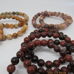 Gemstone bracelets